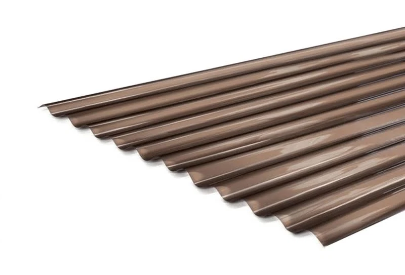 [POLICARBONATO OND 3,66] POLICARBONATO OND 3,66 PLANCHA PC ONDULADO D 0,81 X 3,66 BRONCE